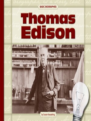 cover image of Thomas Edison